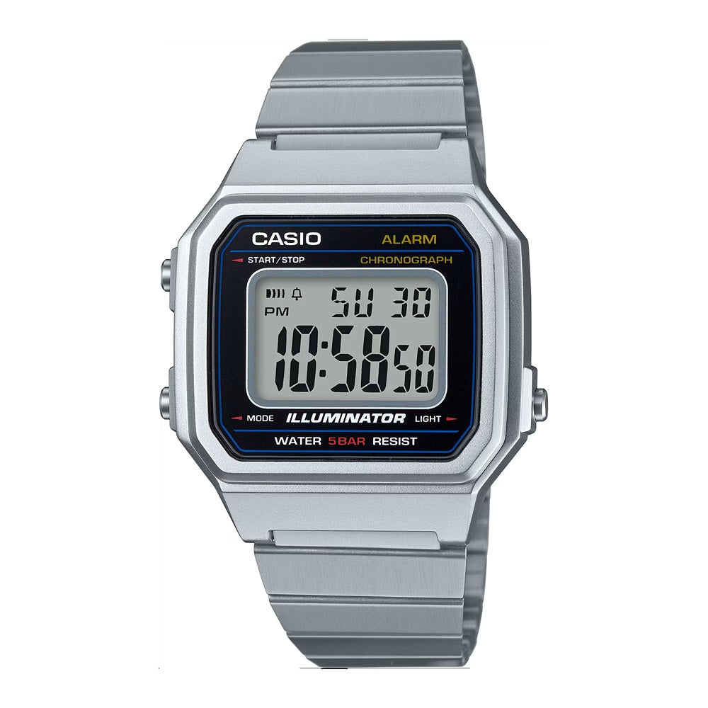 Casio B650WD-1A Vintage Silver Metal Watch