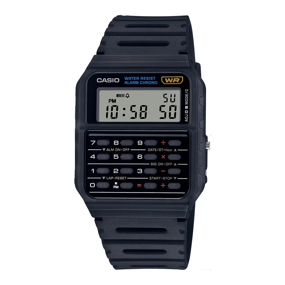 Casio CA53W-1 Vintage Series Data Bank 8 Digit Calculator Watch