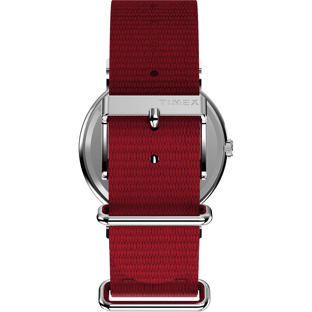 Timex TW2R41400 Weekender Red Snoopy Unisex Adult Classic Quartz Nylon Strap Watch
