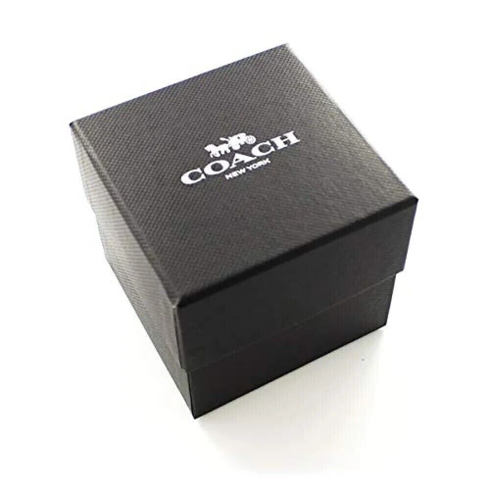 COACH 14502399 Women's Madison Fashion 36mm Leather Watch White/Black Watch