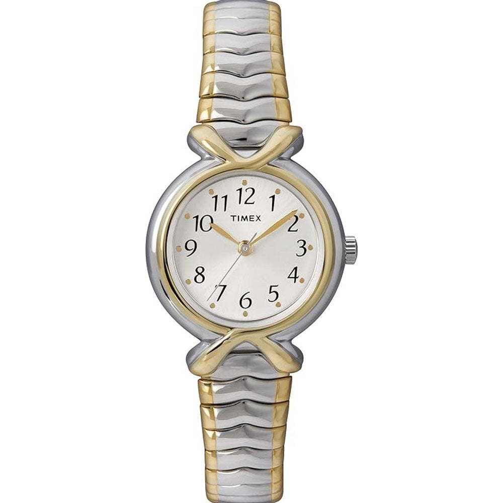 Timex T21854 Women's Two-Tone Stainless Steel Expansion Band Watch