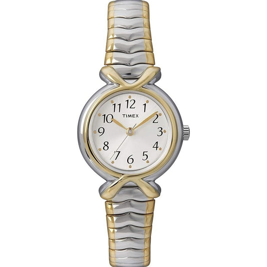 Timex T21854 Women's Two-Tone Stainless Steel Expansion Band Watch