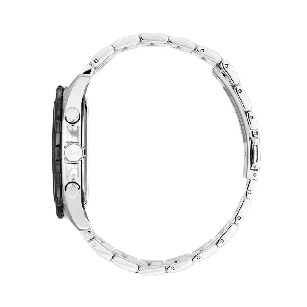 BOSS Intensity 1513680 Quartz Stainless Steel and Bracelet Silver Casual Watch