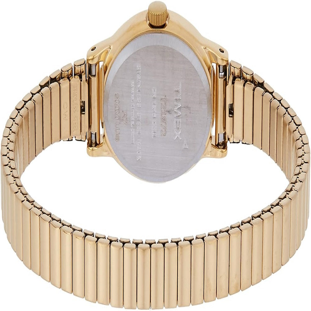 Timex T21872 Women's Cavatina Gold Tone Steel Expansion Band Watch
