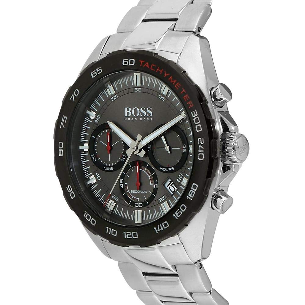 BOSS Intensity 1513680 Quartz Stainless Steel and Bracelet Silver Casual Watch