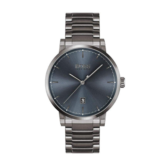 BOSS 1513793 Confidence Men's Quartz Stainless Steel and Link Bracelet Business Watch
