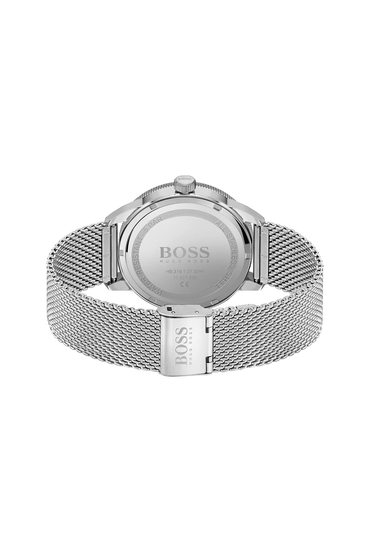 HUGO BOSS 1570126 Men's Drifter Quartz Watch with Stainless Steel Mesh band