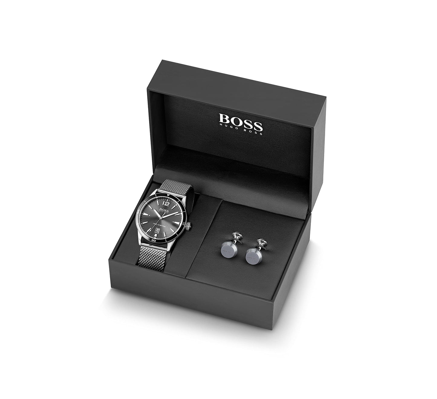 HUGO BOSS 1570126 Men's Drifter Quartz Watch with Stainless Steel Mesh band