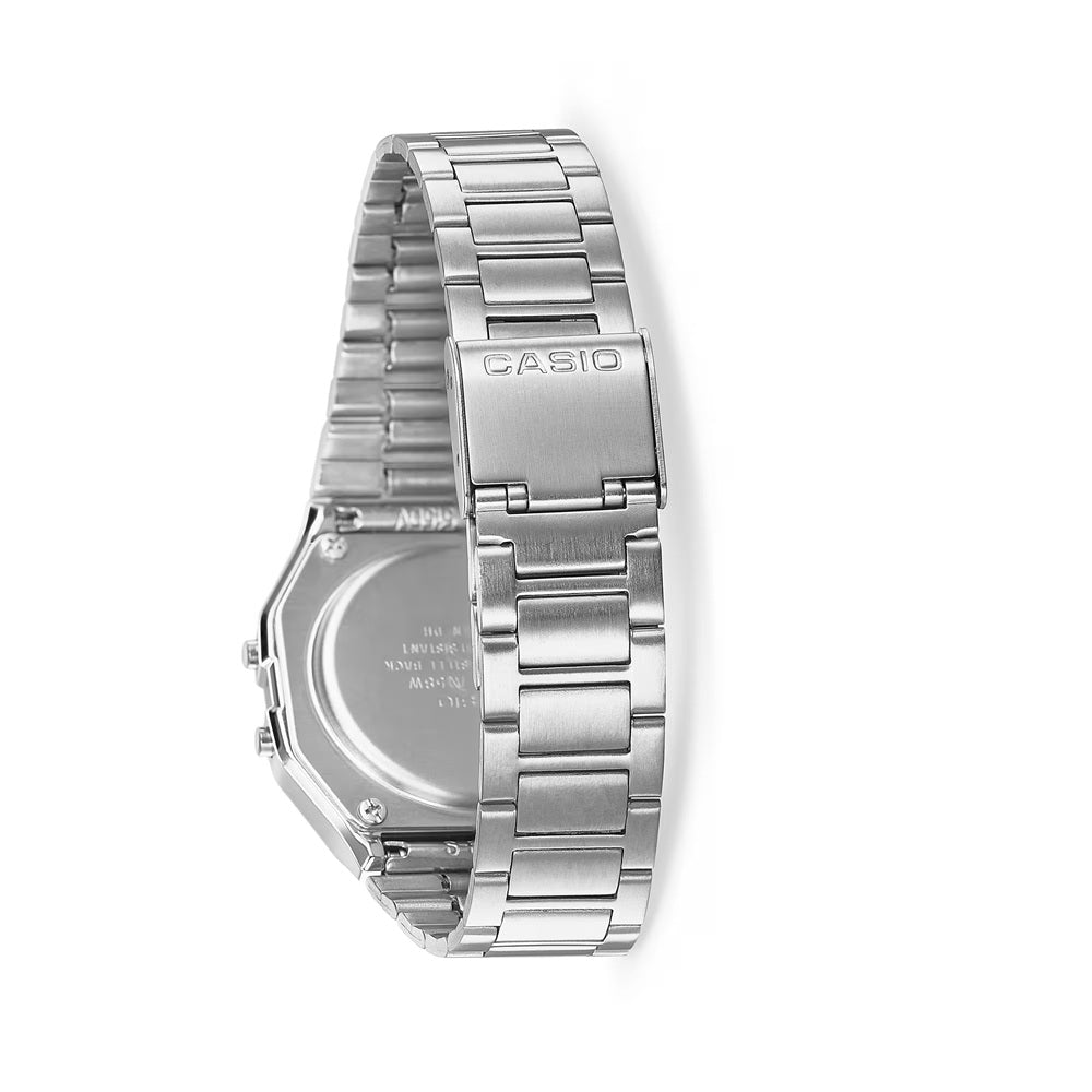 Casio Vintage A158WA-1 Silver Stainless Steel Men's Watch