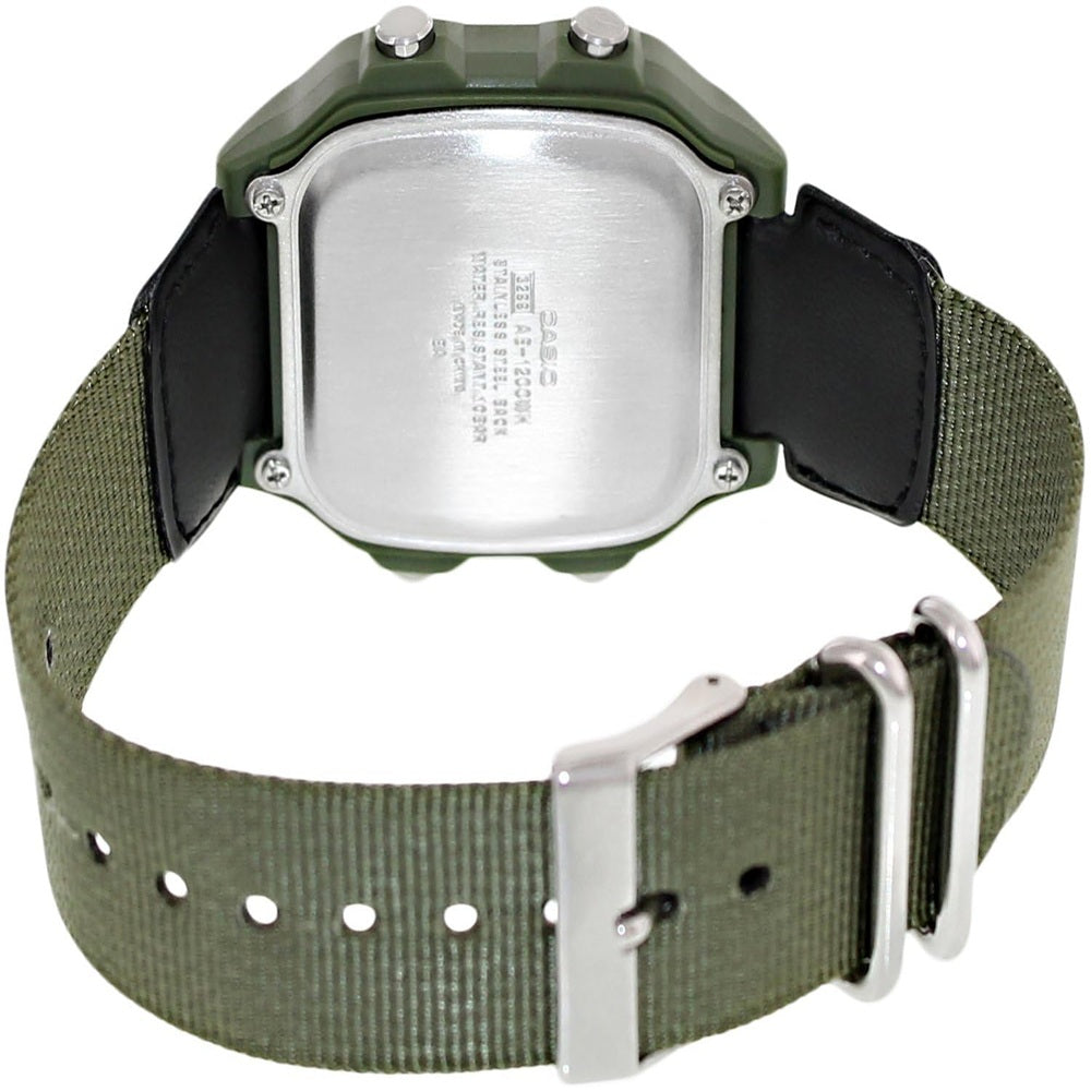 Casio Men's AE1200WHB-3B Green Resin Watch
