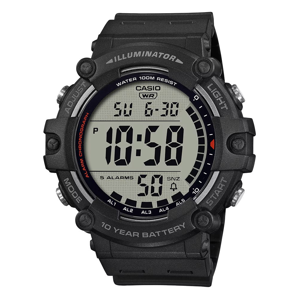 Casio AE1500WH-1A Black Illuminator Watch