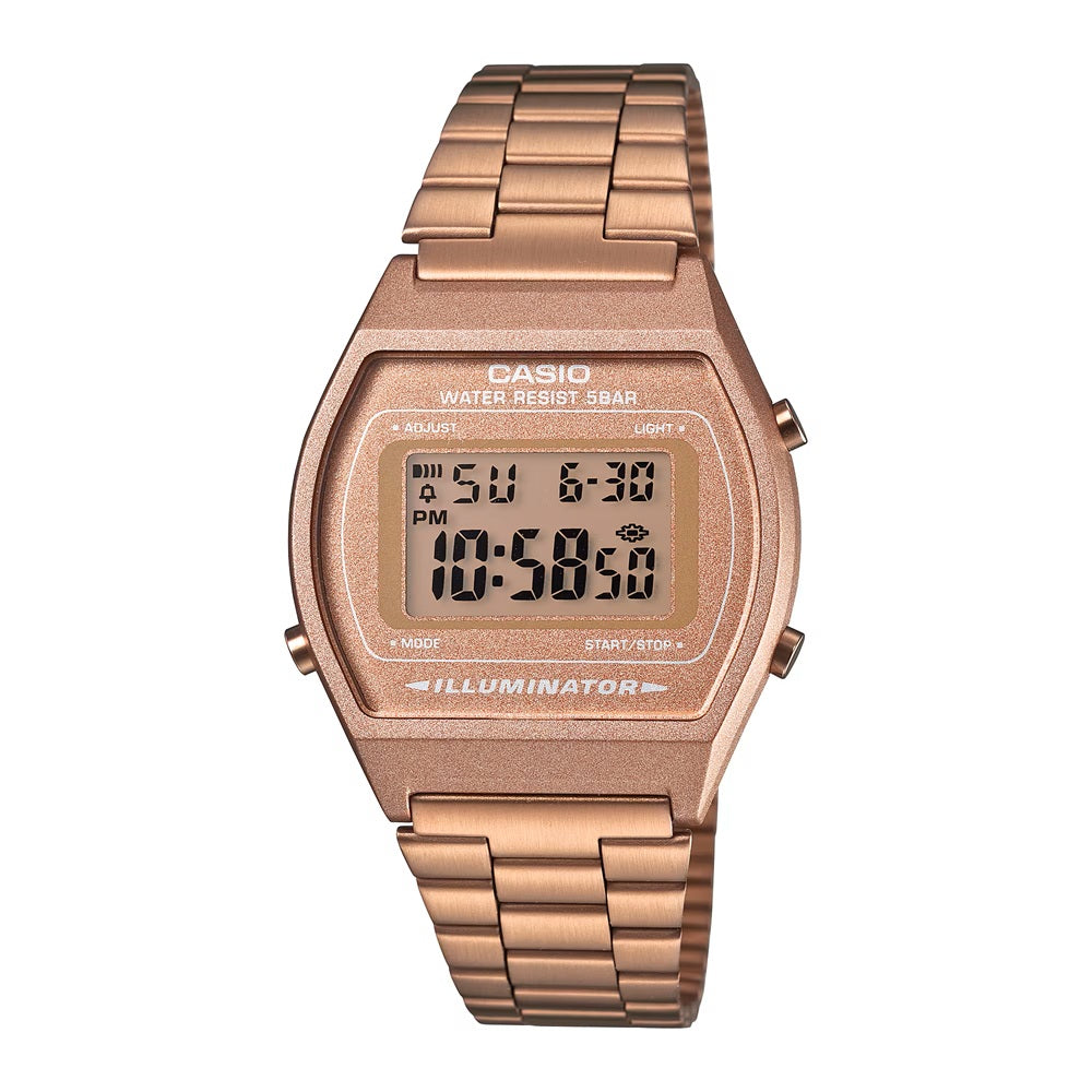 Casio B640WC-5A Women's Core Rose Gold Stainless Steel Quartz Fashion Watch