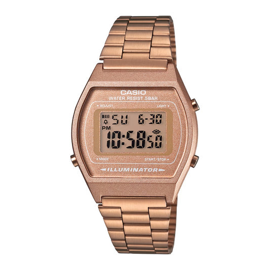 Casio B640WC-5A Women's Core Rose Gold Stainless Steel Quartz Fashion Watch