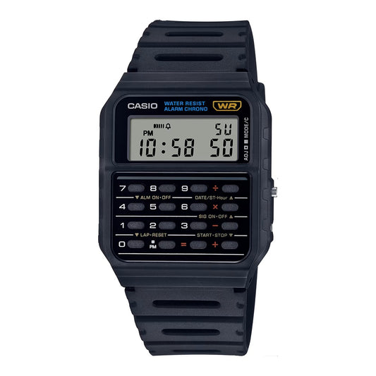 Casio CA53W-1 Vintage Series Data Bank 8 Digit Calculator Watch