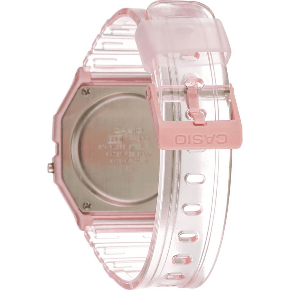 Casio F91WS-4 Unisex Pink Digital Jelly Watch