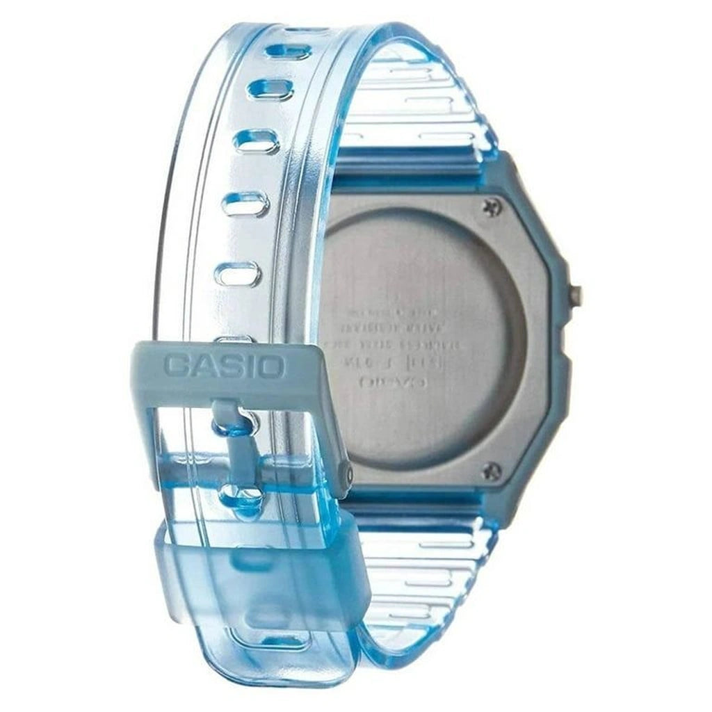Casio F91WS-2 Unisex Blue Digital Jelly Watch