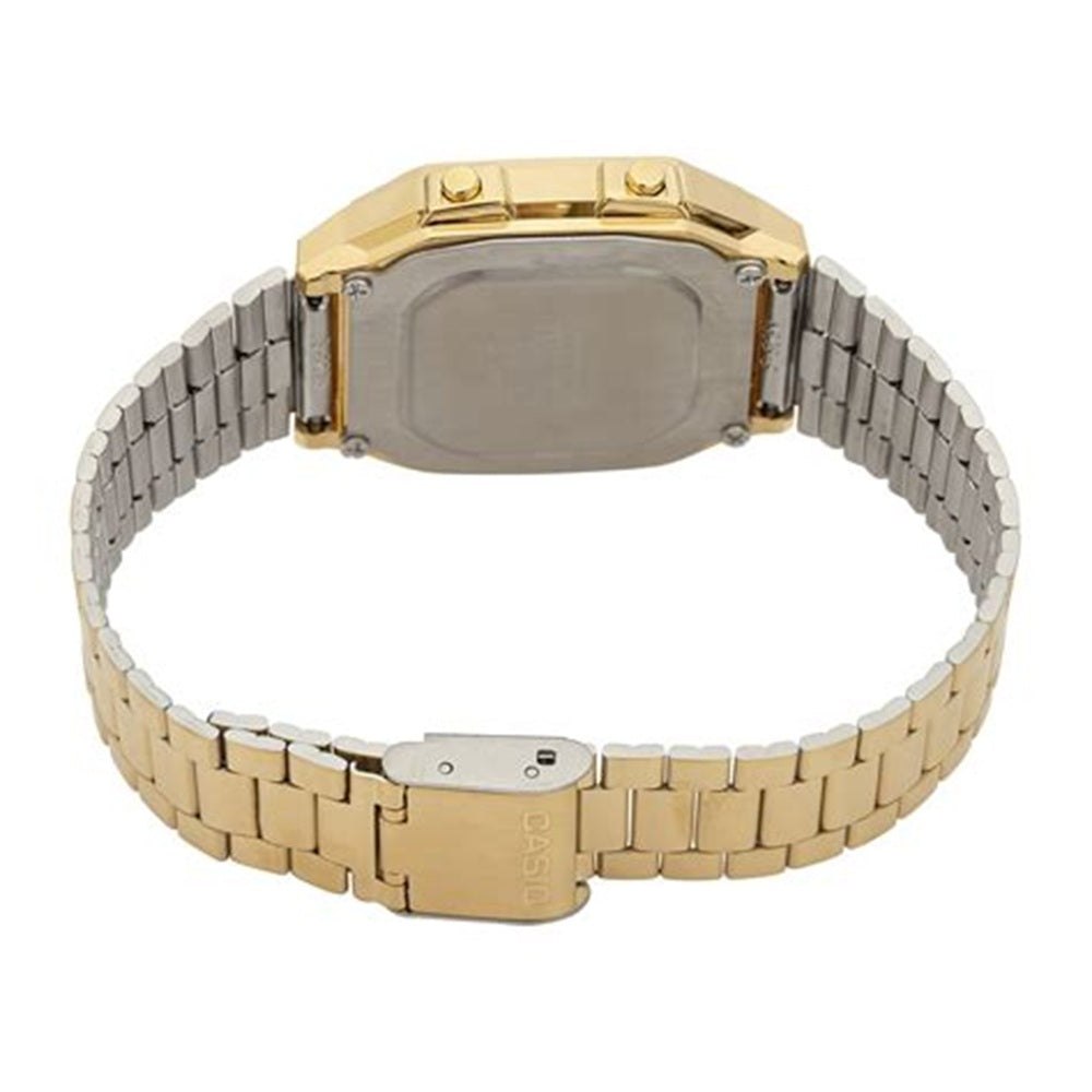 Casio A178WGA-1 Digital Water Resistant Gold Tone Stainless Steel Watch