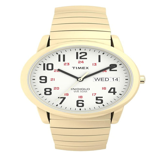 Timex T20471 Men's Easy Reader Gold Stainless Steel Watch