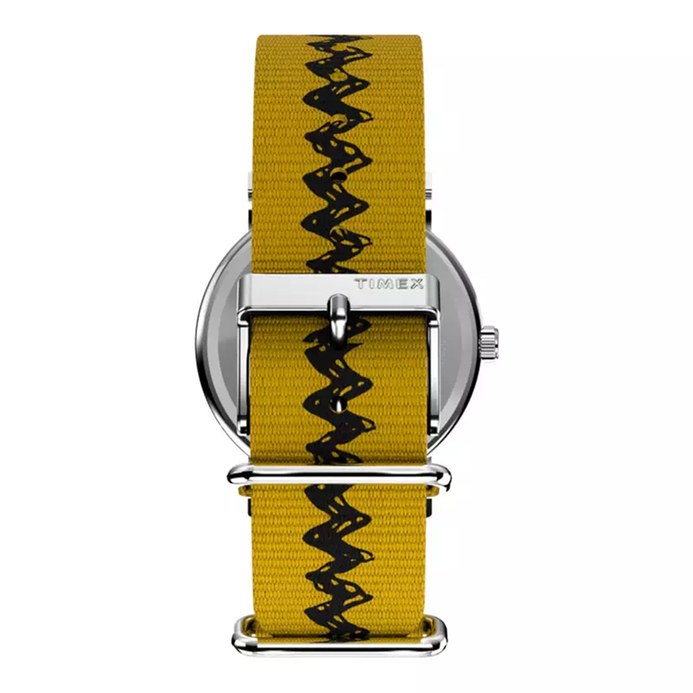 Timex TW2R41100 Charlie Brown Unisex Adult Classic Quartz Nylon Strap Watch