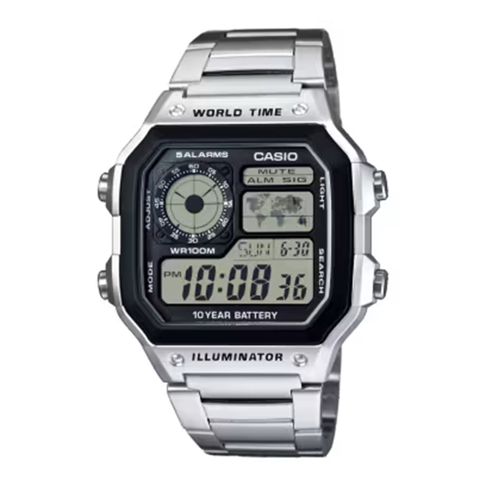 Casio AE1200WHD-1A Digital Fashion Quartz Men's Watch