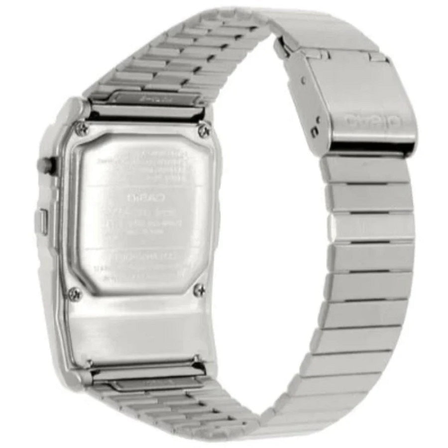 Casio DBC611-1 Men's Core Silver Stainless-Steel Data Bank Digital Watch