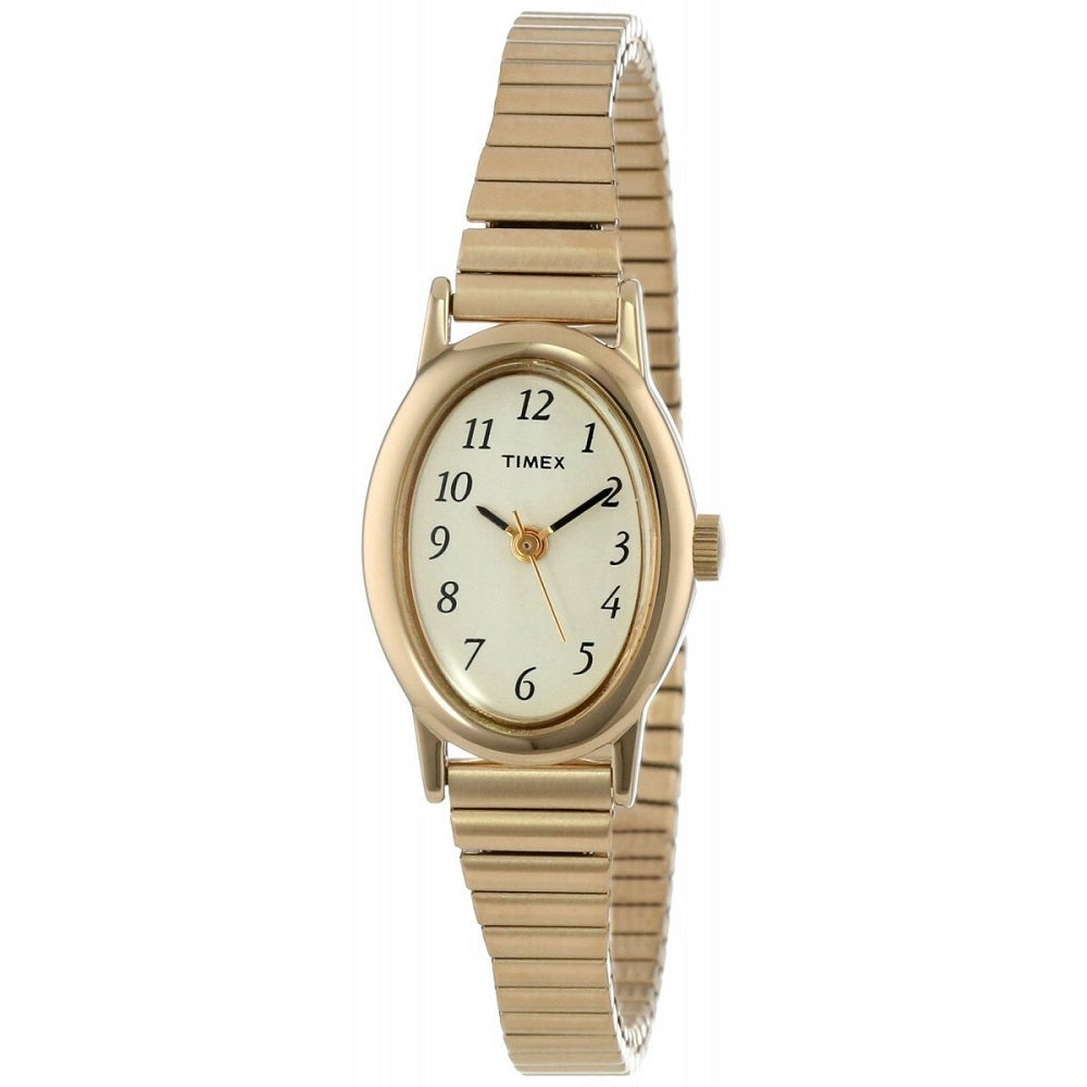 Timex T21872 Women's Cavatina Gold Tone Steel Expansion Band Watch