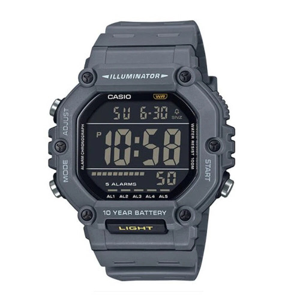 Casio AE1600H-8B Men's Gray Large Case Digital Sport Watch