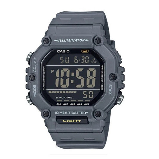 Casio AE1600H-8B Men's Gray Large Case Digital Sport Watch
